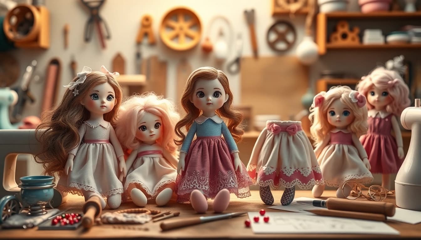 Bewundern Sie die einzigartigen Gutdolls, die mit Liebe und Sorgfalt handgefertigt wurden.