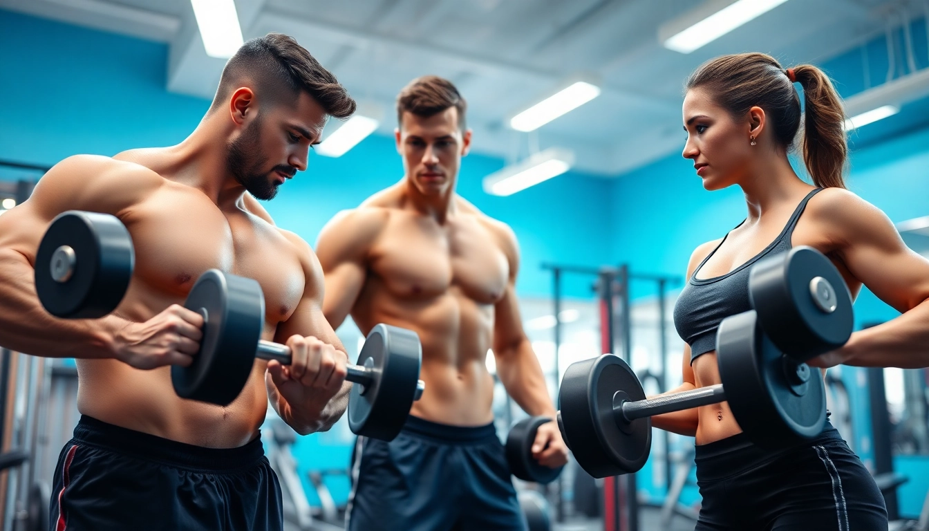 Fitness Transformation: testo vorher nachher der Erfolge von Trainierenden im Gym zeigt.