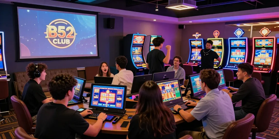 Exciting online gaming atmosphere at https://b52club.radio.fm/ with players enjoying various casino games and community interaction.