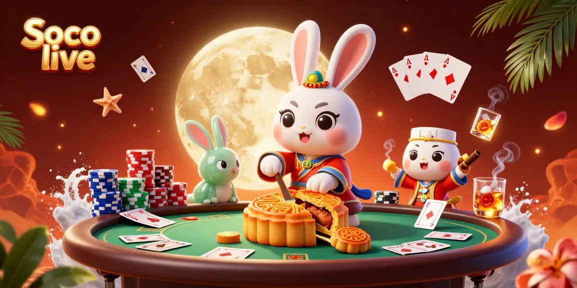 Stream exciting games on Soco live, with 3D animated characters in a vibrant casino setting.