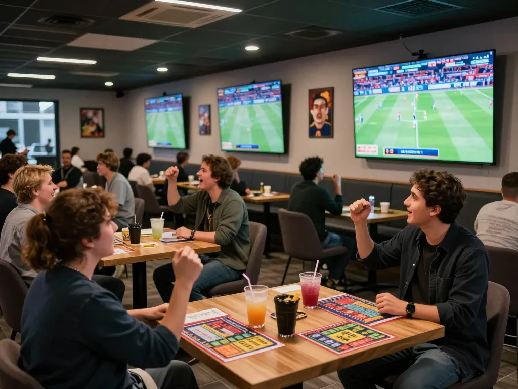 Sin88 players engaging in dynamic sports betting excitement during a live game